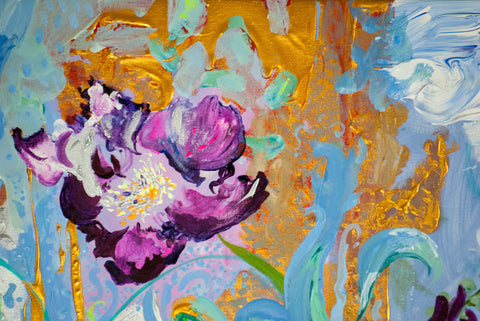 Peony And Golden Tree Sap