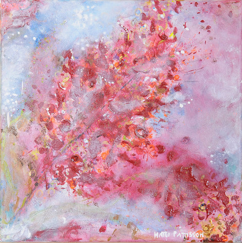 Fire Flower In The Mist